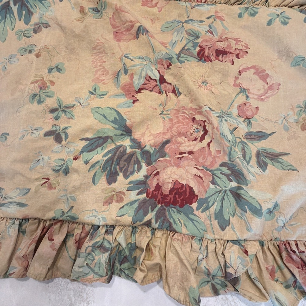 ONE (1) RALPH LAUREN ELSA Grasslands King Pillow Sham - Picture 2 of 10